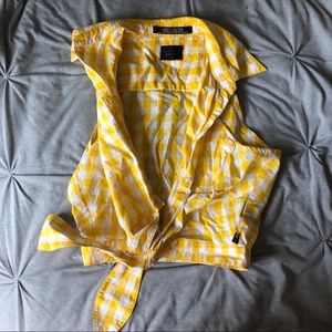 Vintage tommy jeans yellow tie top